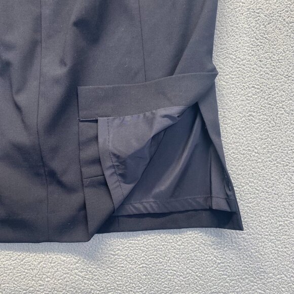 Calvin Klein Skirt Womans Size 12 Black Pencil Career Knee Length Casual Boss - Picture 6 of 12